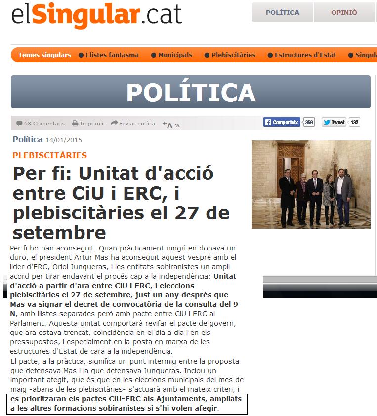 Pactes ERC - CiU